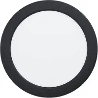Eglo connect Smart LED-innbyggingslampe Fueva 6-Z, svart, Ø16cm