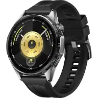 Huawei WATCH GT 6 smartklokke 46 mm, 1,47 AMOLED, svart fluorelastomerrem