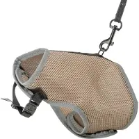 Trixie Soft harness cat, with lead, 24–42 cm, 1.20 m, taupe