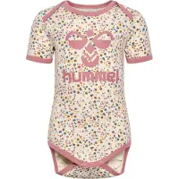 Hummel Body k/e - hmlKaren - Hvit/Rosa - - 62 - Kortermet body
