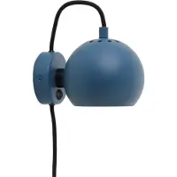 Frandsen vegglampe med kulemagnet, petrolblå