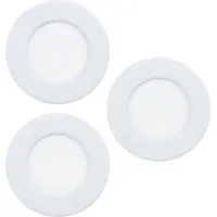 Eglo connect LED-innfellingslampe Fueva 6-Z, hvit, 3-pak