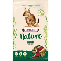 Versele-Laga Degu Nature, Matbit, 2,3 kg, Degu, Vitamin A, Vitamin D3, Vitamin E, Kopper, Kobbersulfat, Jod, Strykejern, Mangan, Selen, Zink, 14,5%