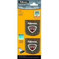 Fellowes SafeCut - Utskiftningsbladpatron (en pakke 2) - for Electron A3, Electron A4, Neutron A4, Neutron Plus A4, Proton A3, Proton A4