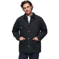 Superdry for man. M5011880A Four-pocket jacket Chore Surplus navy (M), Casual, Cotton, Long sleeve