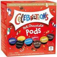 Mars | Celebrations varm sjokolade - 8 kapsler til Dolce Gusto