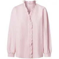 Pepe Jeans for woman. PL3051255 Pearlcy pink blouse (L), Casual, Cotton, Long sleeve