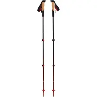 Black Diamond Pursuit Shock trekkingstaver M/L (grå/rød) 1 par 125–140 cm
