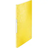 Leitz displaybok WOW, A4, PP, med 20 lommer, gul metallisk laminert overflate, overflatestruktur med 3D-preging, - 1 stk (4631-00-16)