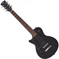 Gear4Music 3/4 New Jersey Left Handed Electric Guitar by Black