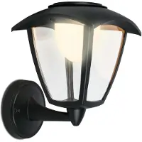 Briloner Utendørs LED-vegglampe 3929015, svart, berøringsdimmer