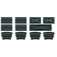 Carrera RC 26956, Play vehicle track, Innendørs, Plast, Sort
