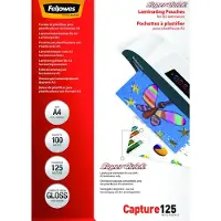 Fellowes Superquick A4 Glossy 125 Micron Laminating Pouch Slire