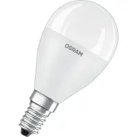 Osram LED STAR - LED-lyspære - mattslipt finish - E14 - 7.5 W (ekvivalent 60 W) - klasse F - varmt hvitt lys - 2700 K