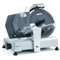 Hendi Kitchen Line 250 kjøtt- og osteskjærer med teflonbelegg 150W - 210222