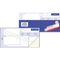 Avery Zweckform - Oppsett for kort brev - 40 ark - 1/3 A4 - dublett - karbonfri
