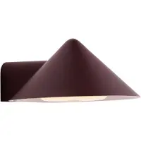 Frandsen LED-batteridrevet vegglampe Grasp, rød, bredde 15 cm