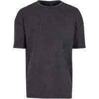 Urban Classics Washed Rib T-skjorte svart