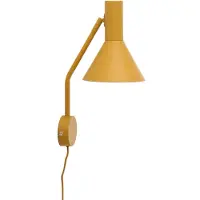 Frandsen Vegglampe Lyss, lysebrun, stikkontakt, 42 cm, E27