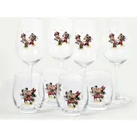 Fyrklövern Disney Vinter glassett 8 deler, 4 pers