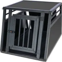 Kerbl Pet Transportboks Vacation laget av aluminium, grafitt - 77 x 55 x 50 cm