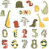 Dino SIPO-WS63049 VEGGKLISTREMERKER MED -TALL