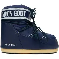 Moon Boot for woman. 80D1409340 Icon Low Nylon Boots blue (33/35), Flat, None, Casual, Snow