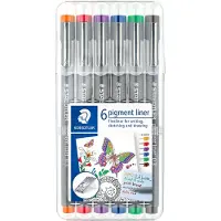 Staedtler Fineliner pigment lin. 0.3mm 6 col.