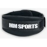 MM Sports Neoprene Belt - Vektløfterbelte, svart - S