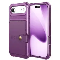 Mtp Products iPhone Air TPU-deksel med kortholder - Lilla