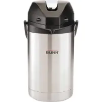 Bunn 32125.0000, Espressomaskin, Malt kaffe, Sort, Rustfritt stål