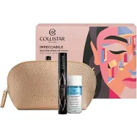 Collistar SET (MASCARA IMPECCABLE ULTRA BLACK MASCARA + BI-PHASE MAKE-UP REMOVER SOLUTION 35 ML + POUCH)
