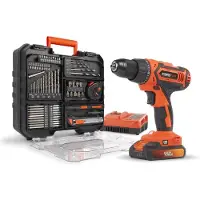 Powerplus Trådløs Inklbatteri Inkllader Drill 2.0ah 20v 78 Stykker
