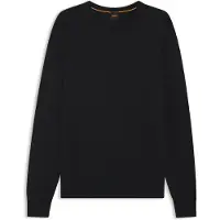 BOSS for man. 50508766 Asac jumper black (L), Casual, Cotton