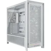Corsair FRAME 5000D RS - Mid tower - utvidet ATX (E-ATX) - sidepanel med vindu (herdet glass) - ingen strømforsyning (ATX) - hvit - USB/lyd