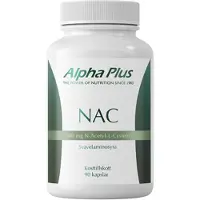 Alpha Plus NAC 500 mg 90 kapsler