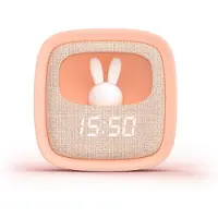 BigBen Interactive MOB Vekkeklokke med Nattlampe Billy Pink