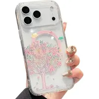 Mtp Products iPhone 17 Pro magnetisk-deksel med innebygde rhinestones - Skjære