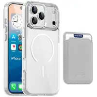 Mtp Products iPhone 17 Pro Max MagSafe-deksel med kortholder - gjennomsiktig