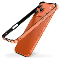 Mtp Products iPhone 17 Pro støtfanger i metall med forhøyede kanter - oransje