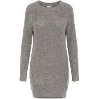 Noisy May Siesta O Neck Knit Kjole Med Lange Ermer