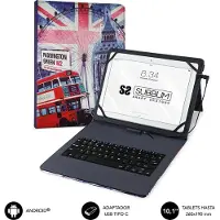 Subblim Keytab Usb 10.1´´ Dobbeltsidig Deksel