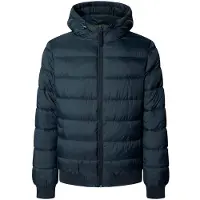 Pepe Jeans for man. PM4027187 Navy Puffer Hood Coat (XL), Casual, Polyamide