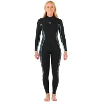 Rip Curl Dawn Patrol 4/3 Mm Dame Våtdrakt I Neopren Med Lange Ermer Og Glidelås På Ryggen