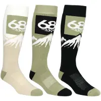 686 Snow Caps Lange Sokker 3 Par