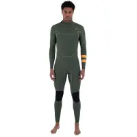 Hurley Advant 4/3 Mm Langarmet Neopren-drakt Med Glidelås På Ryggen