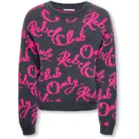 Kids Only Genser - Strikk - KogDina - Svertet Pearl/Magenta - - 11-12 år (146-152) - Genser