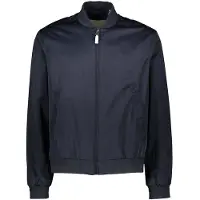 Gant for man. 7006388 Lightweight navy bomber jacket (L), Casual, Polyester, Long sleeve