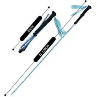 Mtp Products Kodenor 4-delt sammenleggbar vandrestav - 120 cm - Blå