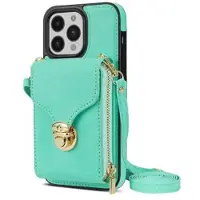 Mtp Products iPhone 14 Pro Max Alt-i-ett-deksel med lommebok og stropp - Mynte